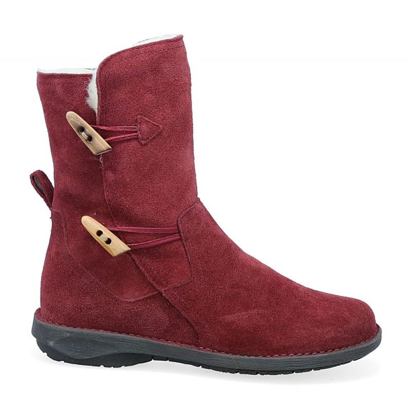 WOMEN'S PAMELA - FINAL SALE-Bordeaux Suede